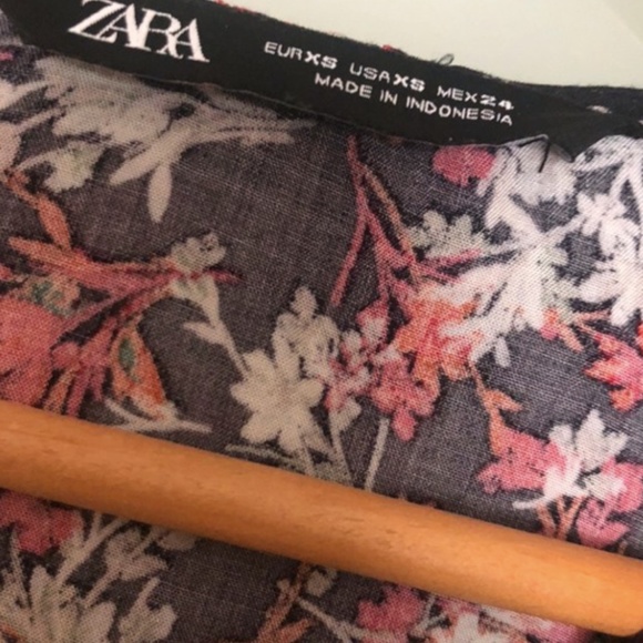 Floral print dress Zara XS - Picture 3 of 3